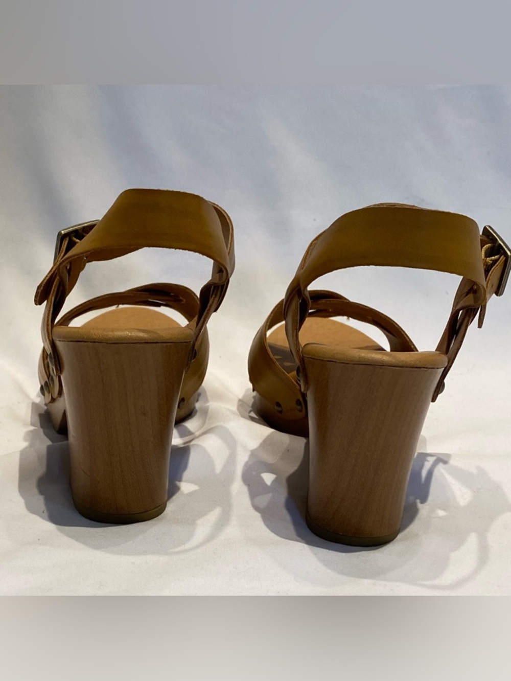 Korks Bagley Brown Platform Ankle Strap Sandals, size 10 - Picture 2 of 8